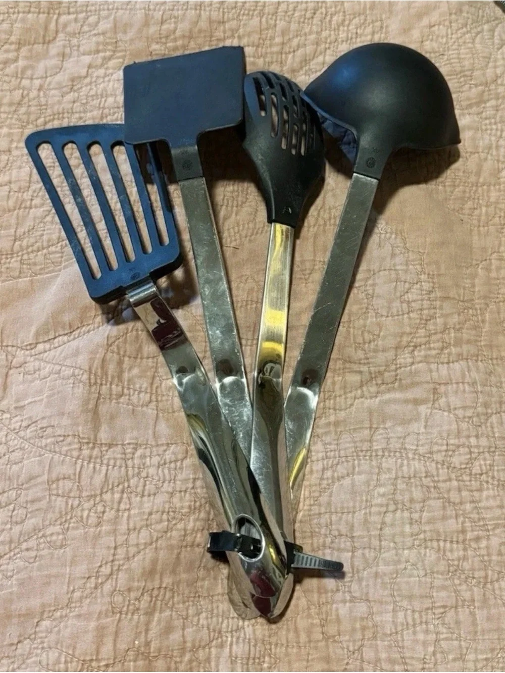 All-Clad Specialty Stainless Steel with Nylon Head Kitchen Gadgets 4 Piece Set